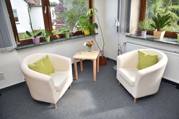Behandlungsraum des Zentrums für psychische Gesundheit Hamburg