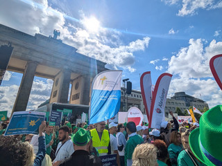 Viele Demonstranten bei Protest